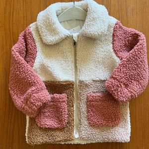 H&M Sherpa toddler jacket, size 2T NWT